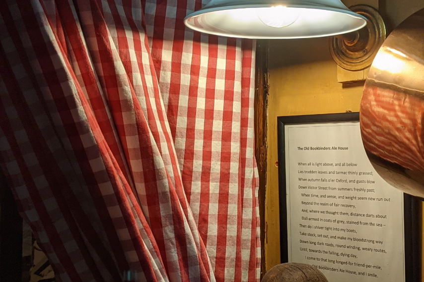 The Old Bookbinders pub restaurant Jericho North Oxford